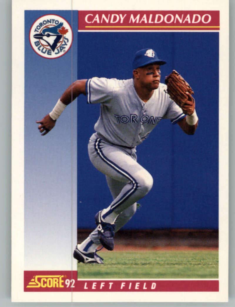 Amazon.com: 1992 Score #591 Candy Maldonado NM-MT Toronto Blue
